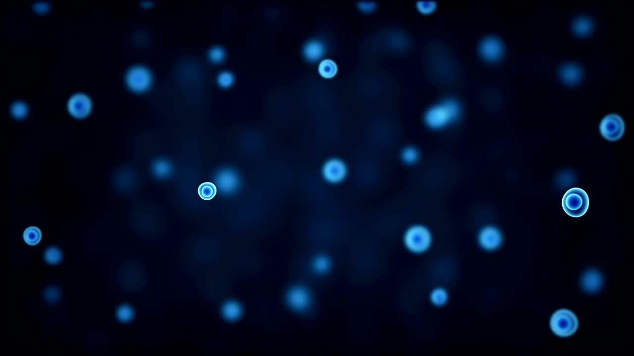 4k. loopable. 현미경에서 인간 줄기세포 뷰. 과학적 분자 연구.