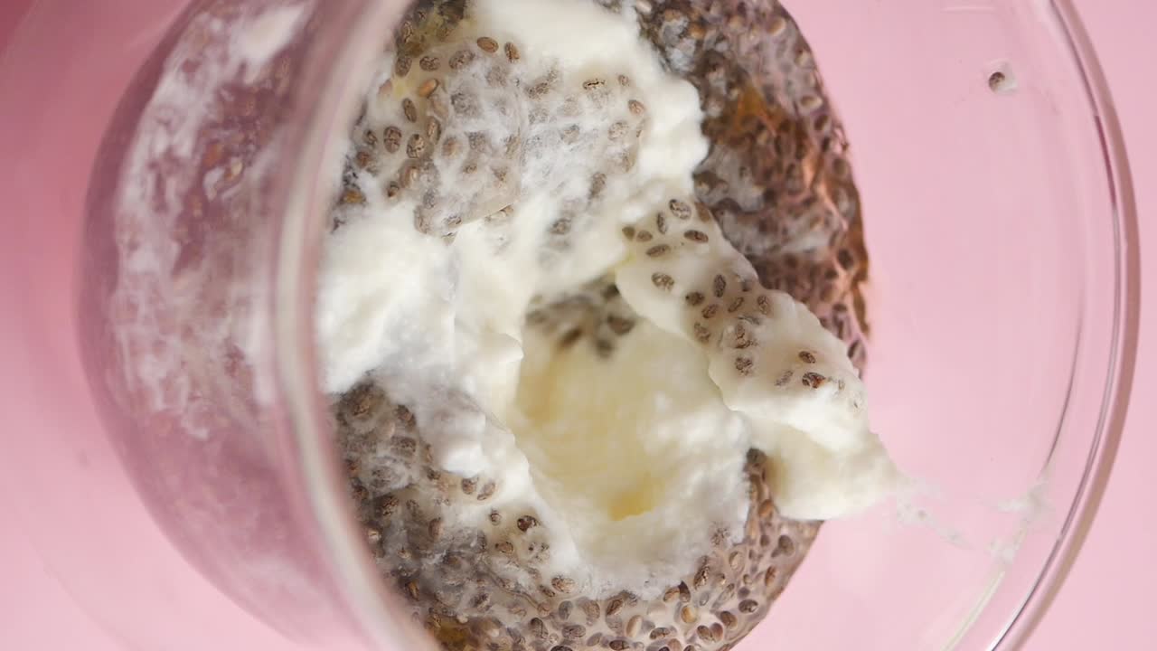 Chia Seeds and Yogurt Dessert