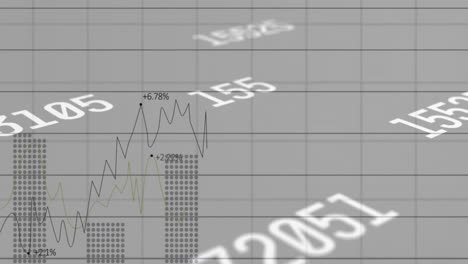 Animation-of-numbers-and-financial-data-processing-over-grid