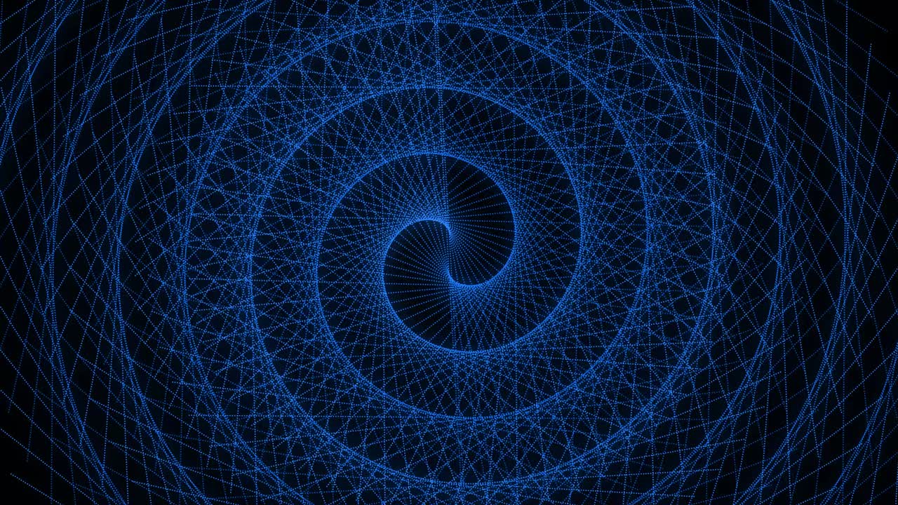 Blue color Dot Shape Pattern animation motion graphics