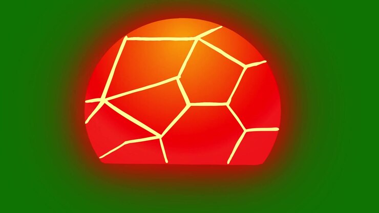 Multi Bomb Fire Element on a Green Screen 3D Rendering Animation VFX. 4k video animation green screen