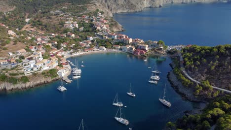 assos village in kefalonia, greece