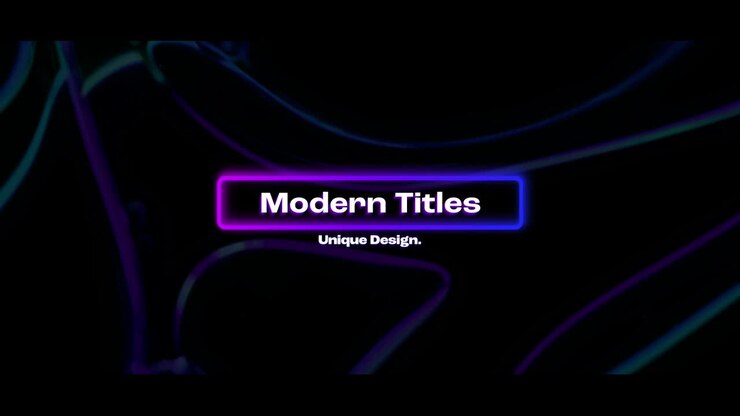 This After Effects template features a collection of 6 dynamic animated text animations