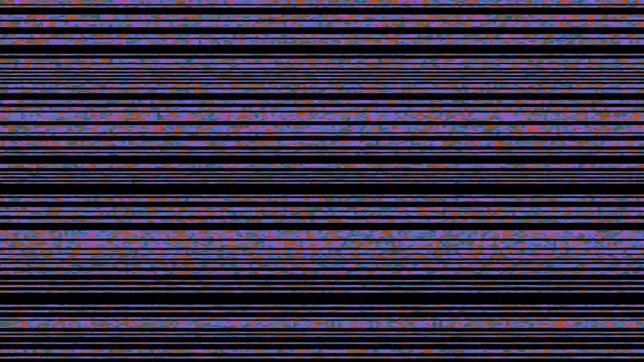 Digital Glitch and Static Noise Effect Overlay