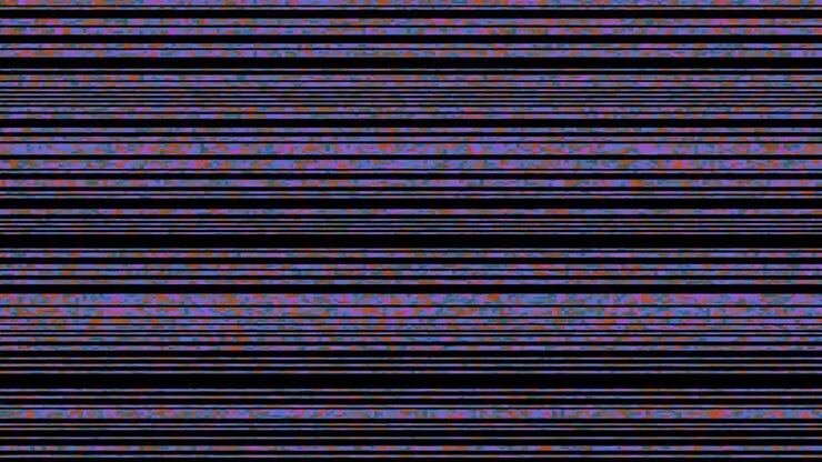 Digital Glitch and Static Noise Effect Overlay