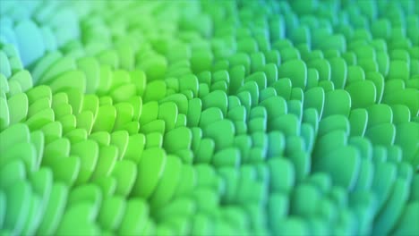 abstract green gradient scaly pattern