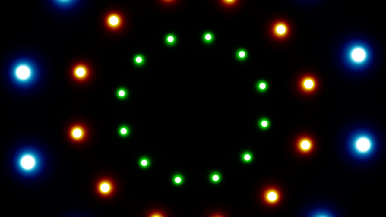 Sfondo astratto con luci radiali.