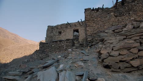 old stone building  in the mountain fortress silk road, sentob village uzbekistan 18 of 22