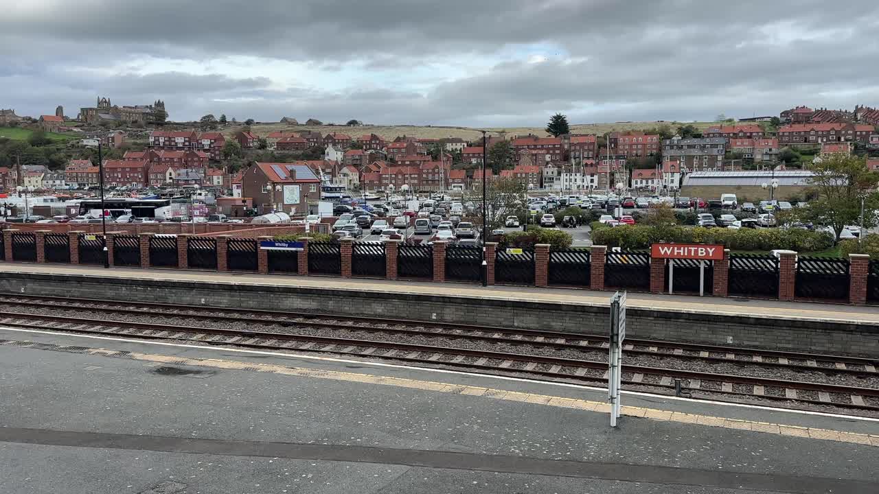 Whitby seaside british english city uk north yorkshire river esk abbey uk historic harbour port town england