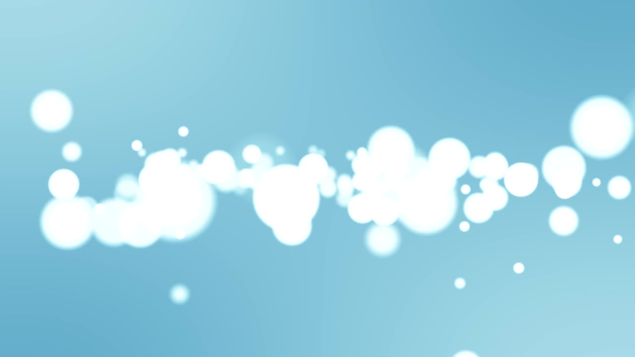 파란색 입자, 4k 영상