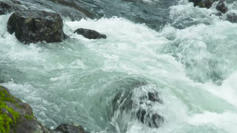 El-Río-Lewis-Casi-Sumerge-Las-Rocas-A-Medida-Que-Se-Acerca-A-Las-Cataratas-De-Moulton.