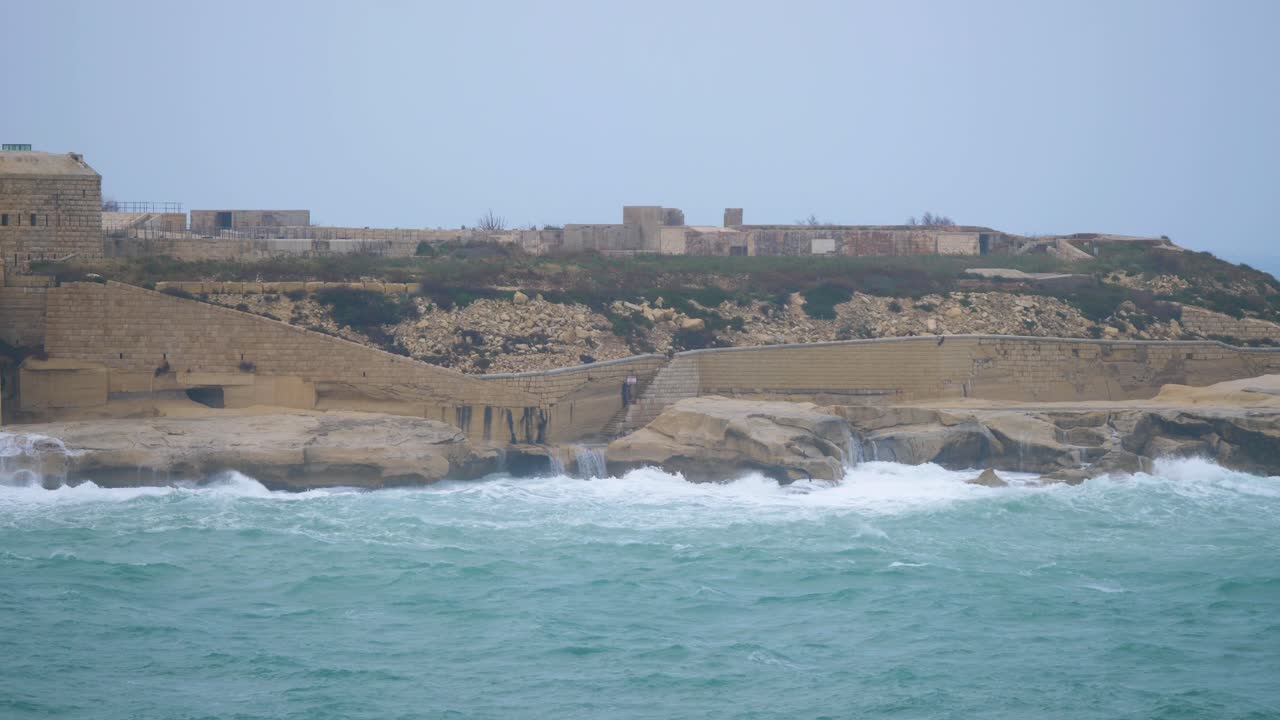 vista de valletta malta desde lejos