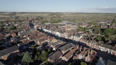 Imágenes-Aéreas-De-Drones-De-La-Ciudad-Dehungryford-High-Street-Inglaterra