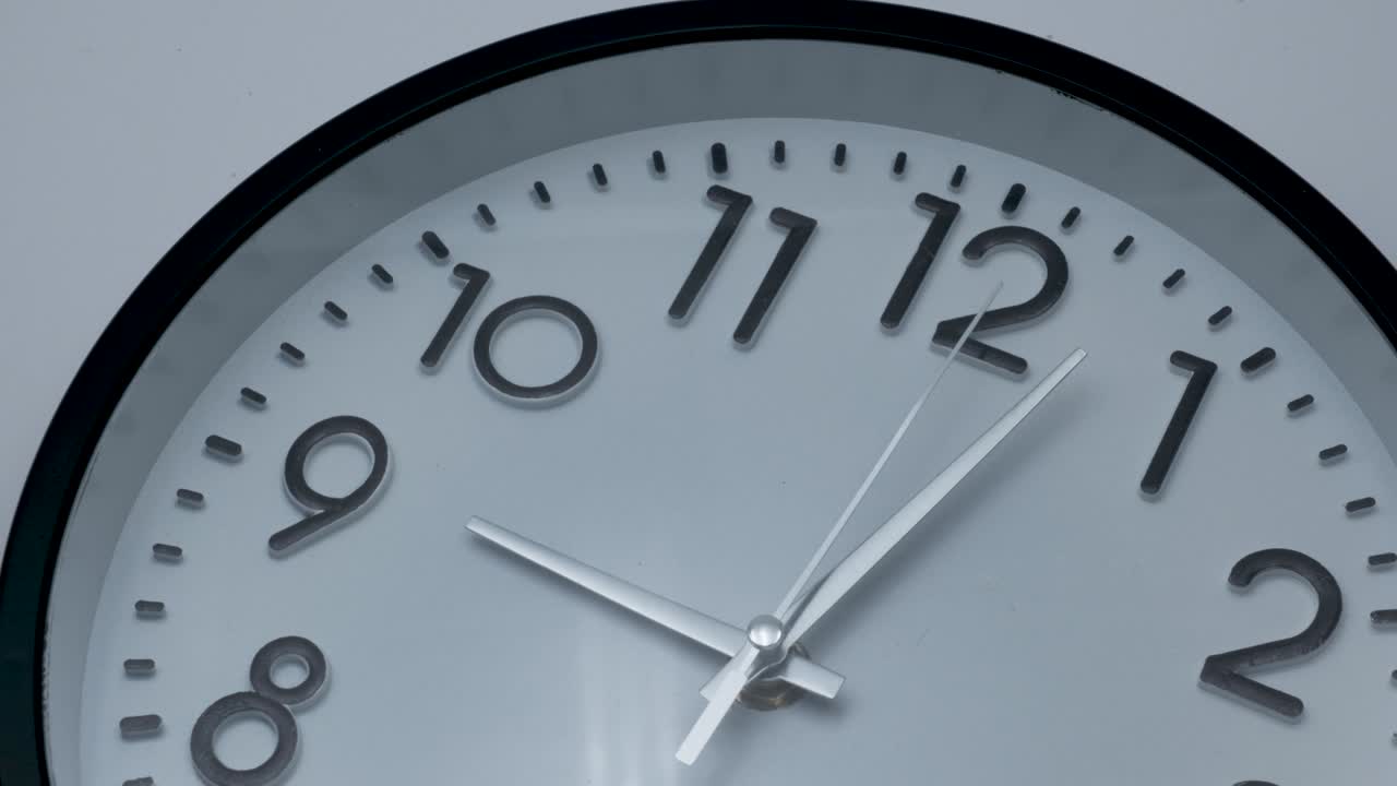 Orologio in time-lapse