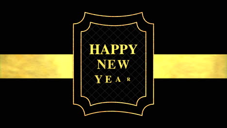 Happy-New-Year-text-with-gold-lines-on-black-modern-gradient