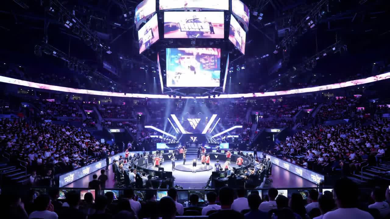 A Thrilling Esports Championship Finale: An Electrifying Showdown Under Dazzling Lights as Fans Eagerly Anticipate the Ultimate Showdown of Skill and Strategy