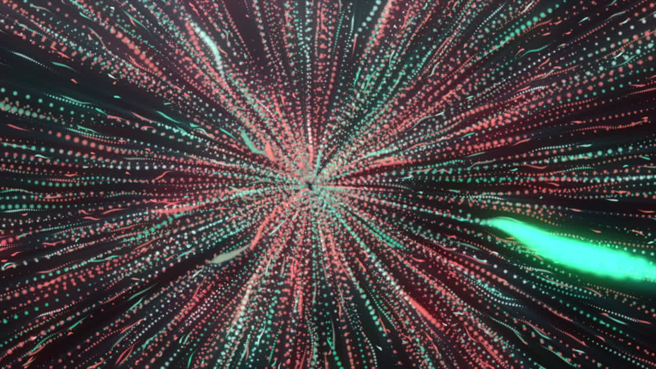 추상적인 입자 폭발