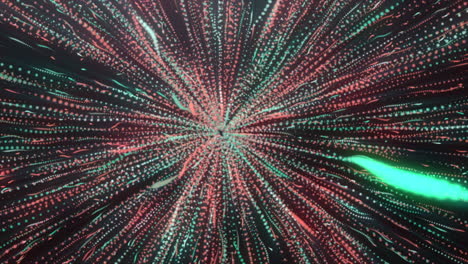 explosión de partículas abstractas