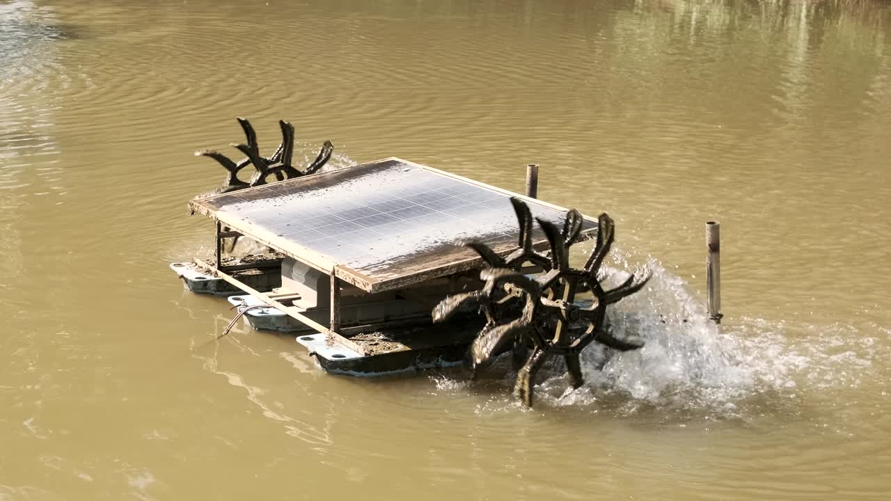 푸른 생태계와 자연 환경을 위한 수영장 물 처리 터빈