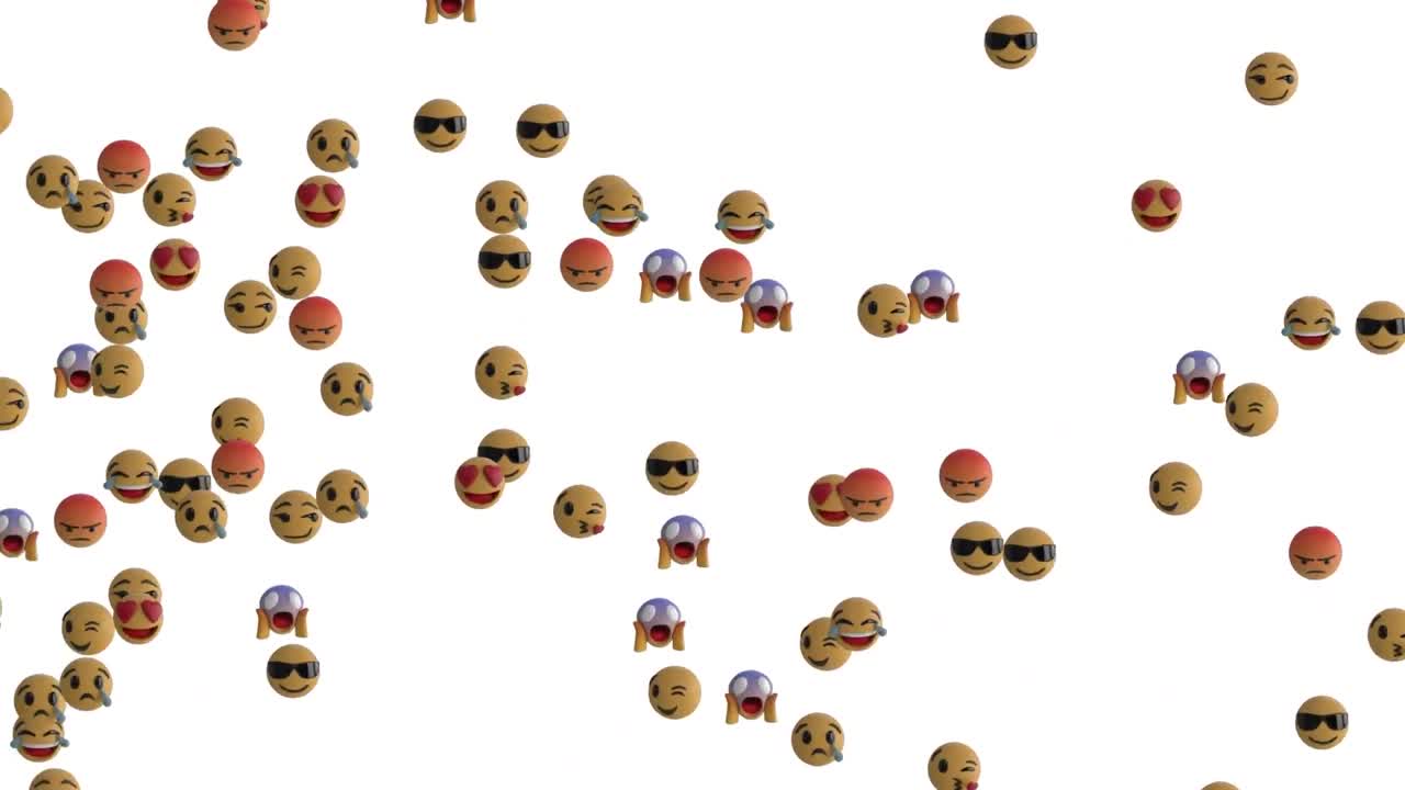 이모티콘이 날아다닌다