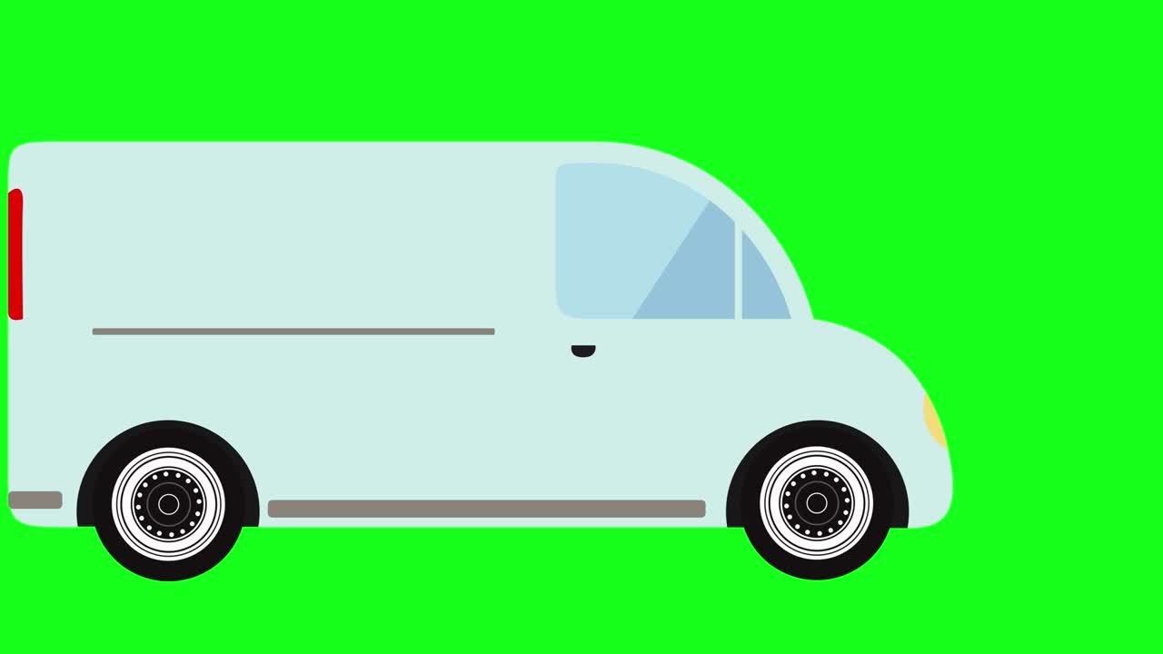 달리는 자동차 애니메이션, 그린 스크린 크로마 키, 그래픽 소스 요소
