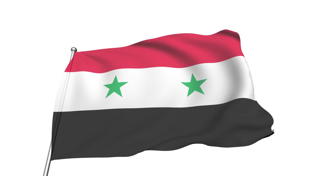 바람에 시리아의 발 (알파 채널, 반투명, loopable)