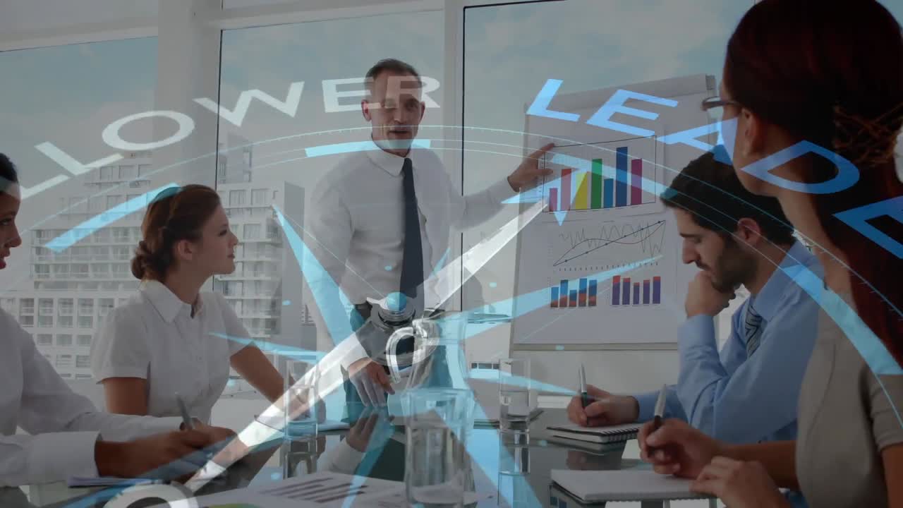 추종자 리더 컴퍼스는 팀 회의를 시작했습니다.