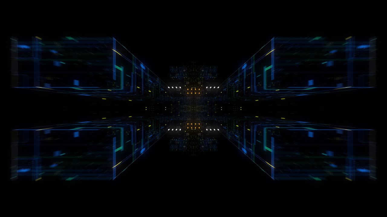 Seamless Loop Abtract Internet of Things motion background.