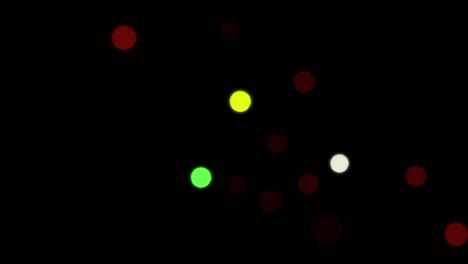 black background and various color bokeh