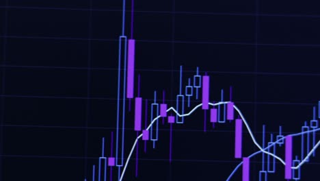 antecedentes del gráfico de criptomonedas o de divisas