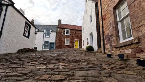 historic street view in fife, scotland