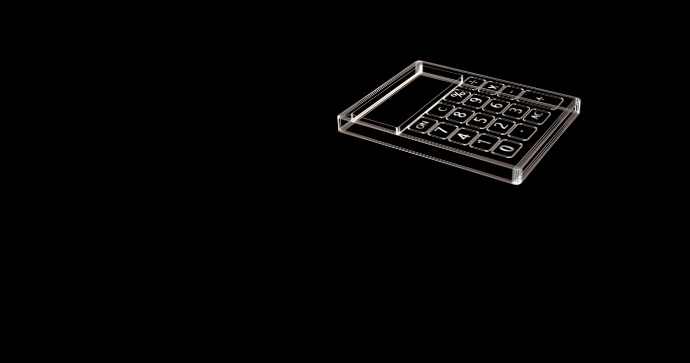 Animation of school icons moving on black background