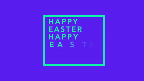 Repeat-Happy-Easter-text-in-green-frame-on-fashion-blue-gradient