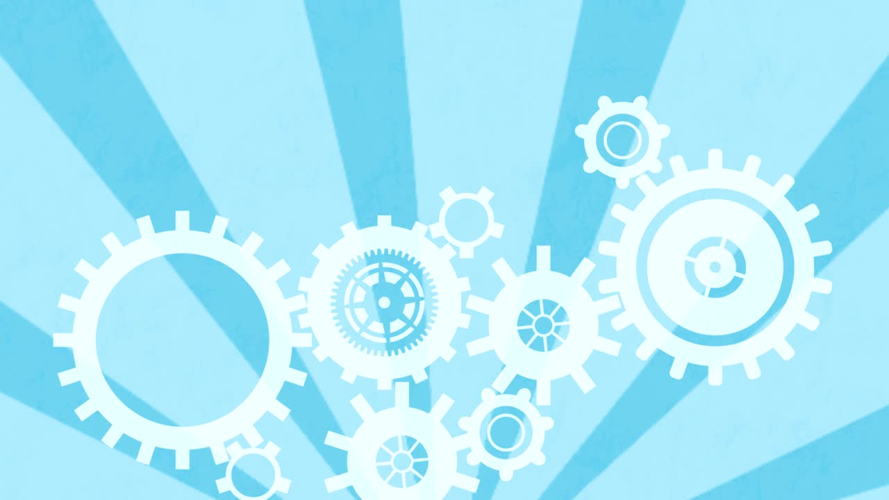 파란색 줄무 ⁇  위에 회전하는  ⁇ 의 애니메이션이 끊임없는 루프에서 최면 운동으로 움직입니다.