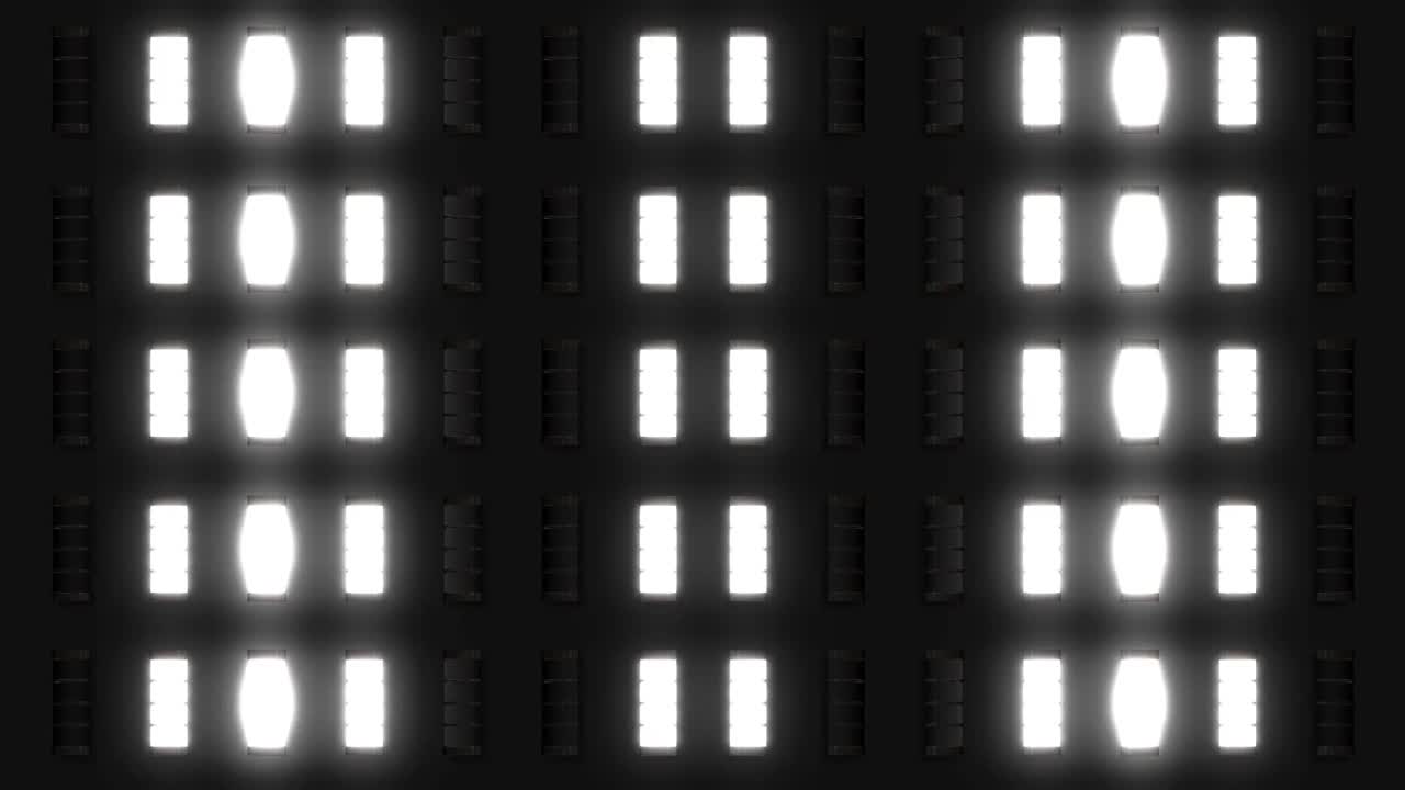 Symmetrical LED Light Pattern