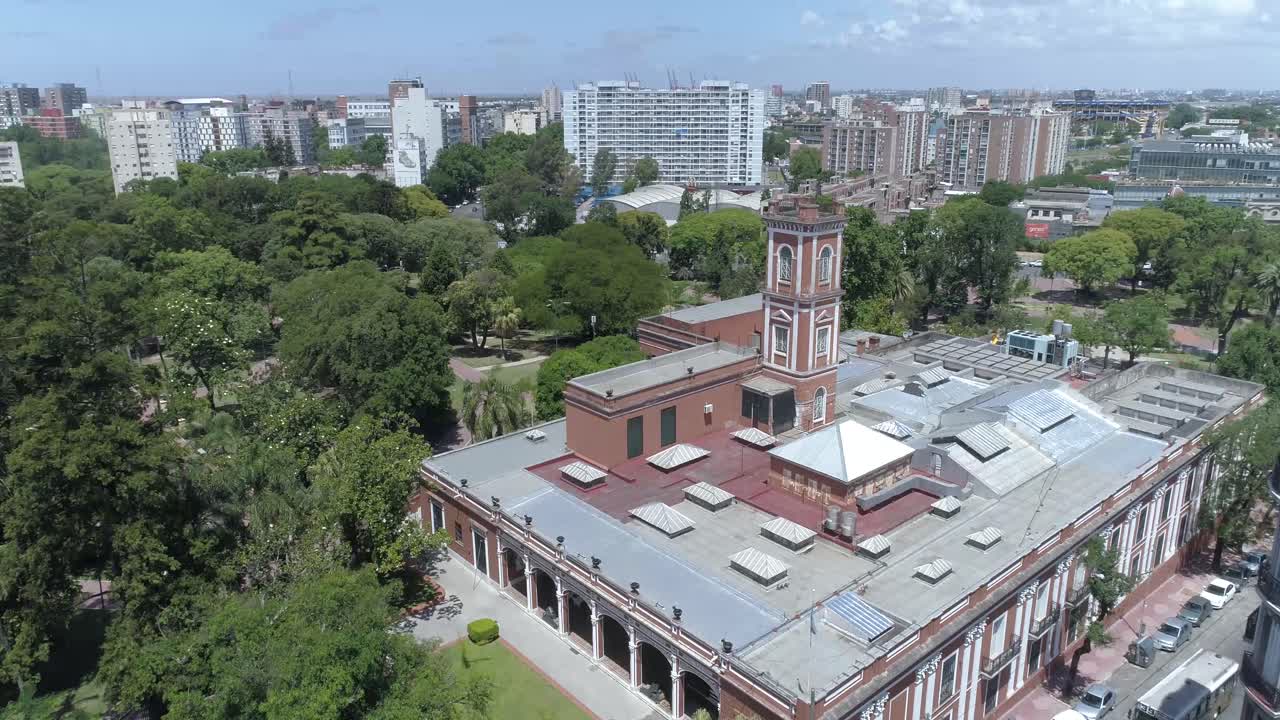 escena aérea de drones del museo nacional