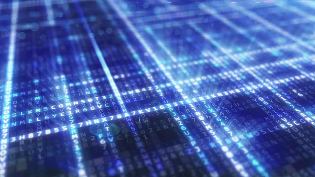 Abstract Binary Code Background