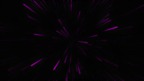 abstract glow neon lines and stripes. neon pink purple particles animation. retro futuristic background. abstract background with animation flying neon glowing stripes loop