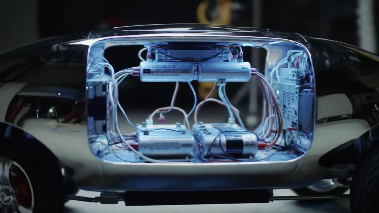 Futuristic Electric Vehicle Showcase: An In-Depth Look at Innovative Design and Cutting-Edge Technology in a Sleek, High-Performance Model