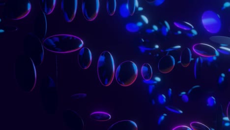 animated background. sphere in dark area. active rotating