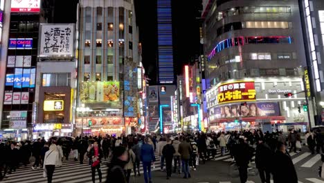 crowds crossing at a vibrant urban crosswalk