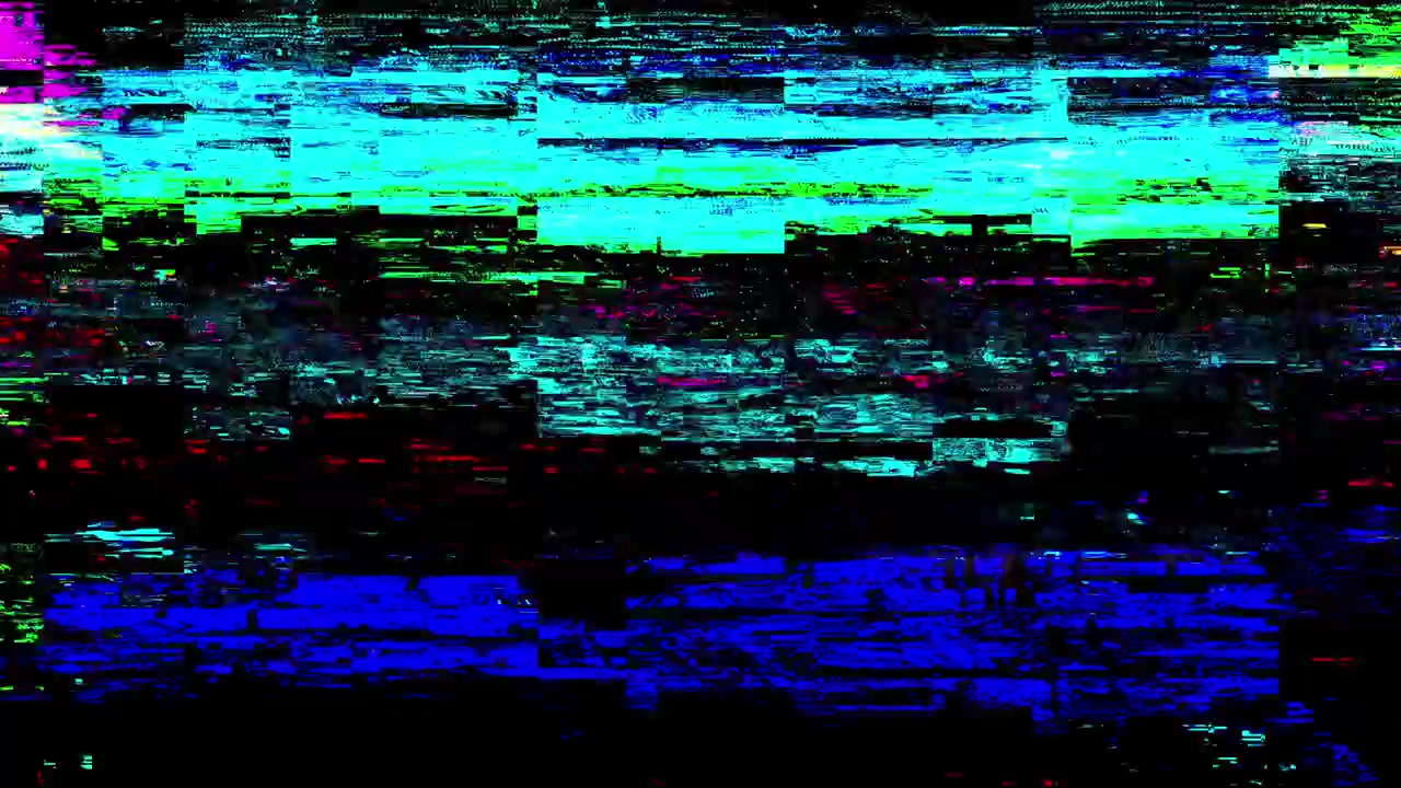 Digital Glitch and Data Corruption Visual Effect