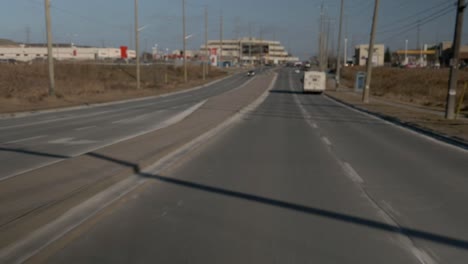 conduciendo por la ciudad