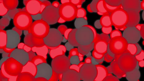 animación de bola de punto de gran tamaño en movimiento gráficos de movimiento