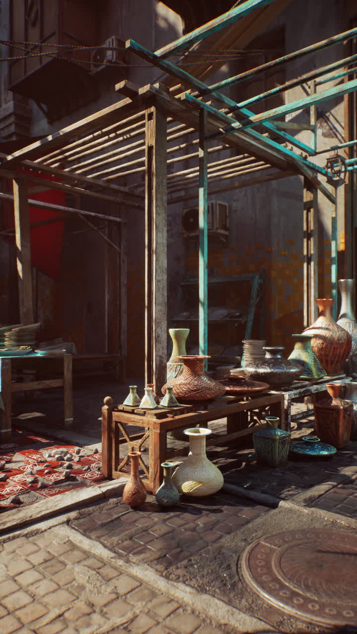 테이블 위 에 있는 꽃병 들 의 컬렉션