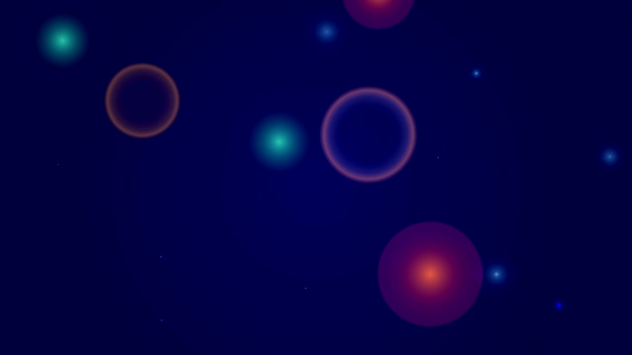 다채로운 거품 배경