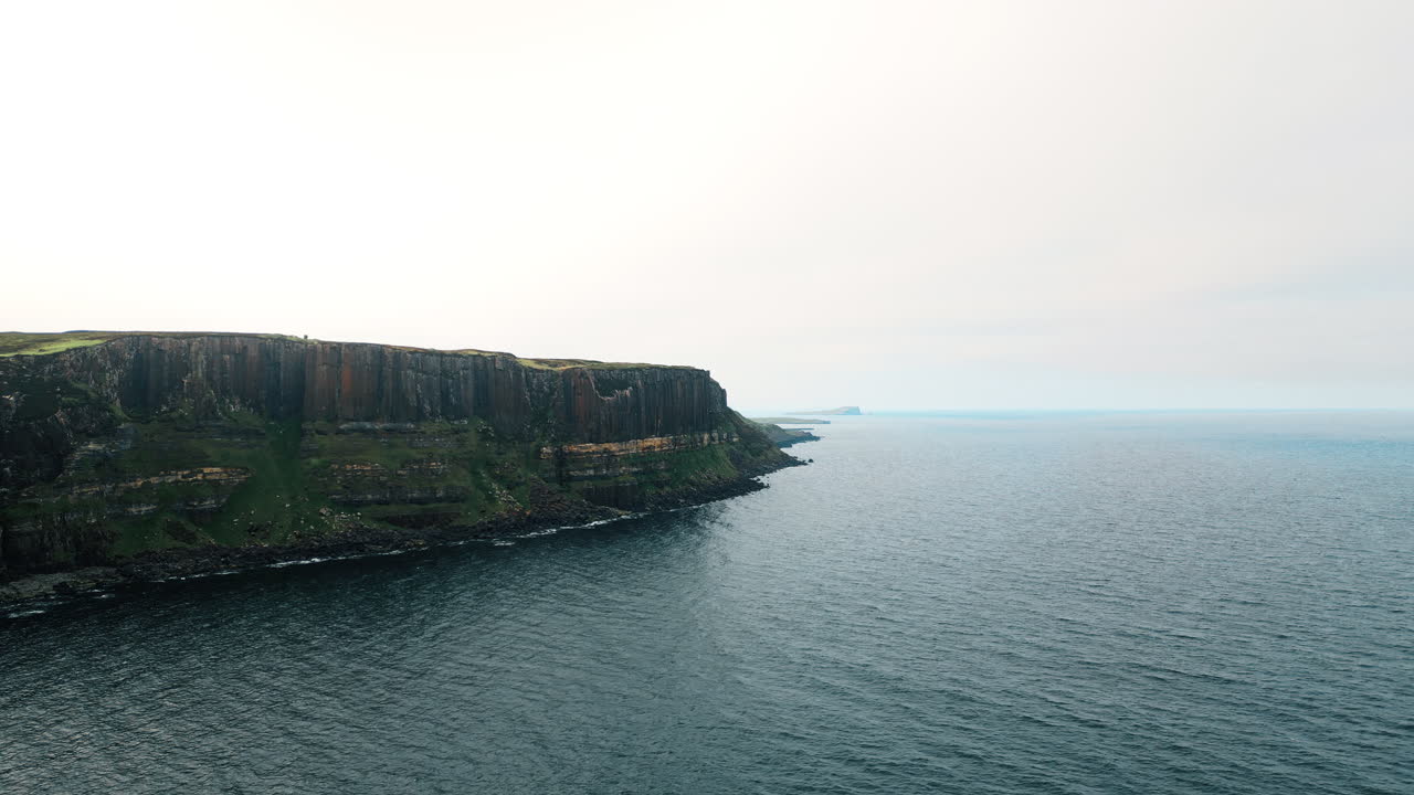Dramatic Scottish Coastline Cliffs