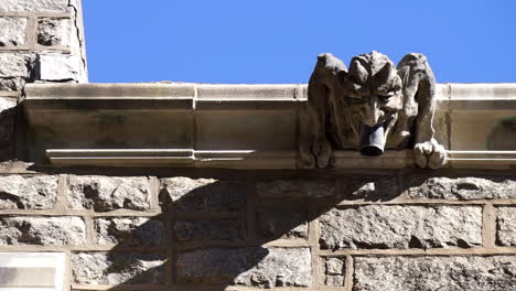 gárgola en edificio gótico