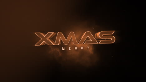 Dark-monochrome-Merry-XMAS-text-on-gold-gradient