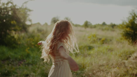 Happy-Attractive-Joyful-Woman-Hippie-Dancing-And-Walking-In-The-Sun